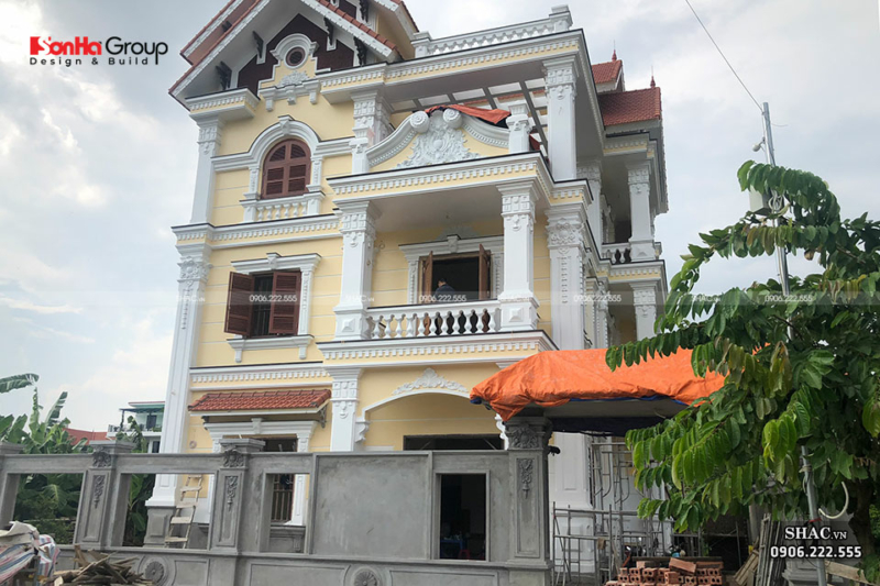 Biệt thự tân cổ điển 3 tầng diện tích 300m2 tại Hải Phòng – SH BTP 0166 1