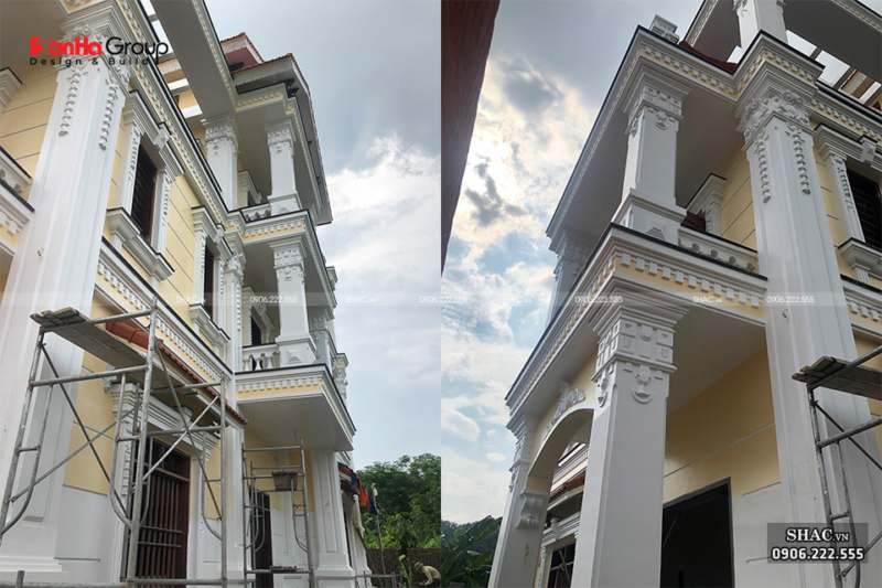 Biệt thự tân cổ điển 3 tầng diện tích 300m2 tại Hải Phòng – SH BTP 0166 2