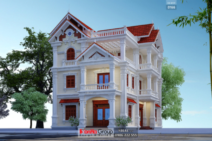 Biệt thự tân cổ điển 3 tầng diện tích 300m2