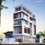 1 thiết kế nhà phố hiện đại 5 tầng tại Hải Phòng SH NOD 0228