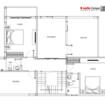 Bản vẽ tầng 3 biệt thự BTD 0086