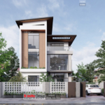 Biệt thự mặt tiền 15m cao 3 tầng