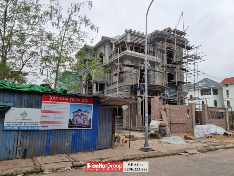 Mẫu biệt thự đep tân cổ điển