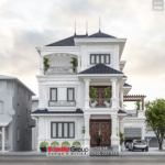 Biệt thự tân cổ điển 3 tầng btd 0168
