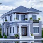 Biệt thự 2 tầng mái thái