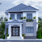 Biệt thự 2 tầng mặt tiền 10m