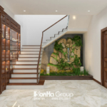 Cầu thang và tiểu cảnh