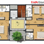 Bản vẽ mặt bằng tầng 2