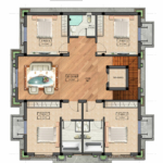 Bản vẽ mặt bằng t2