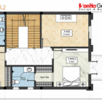 Bản vẽ mặt bằng tầng 2 PA2