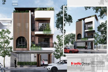 Biệt thự 3 tầng 1 tum rộng 135m2