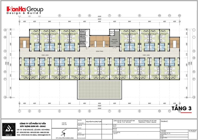 Mẫu thiết kế khách sạn 3 sao tân cổ điển xa hoa tại Hải Phòng 5