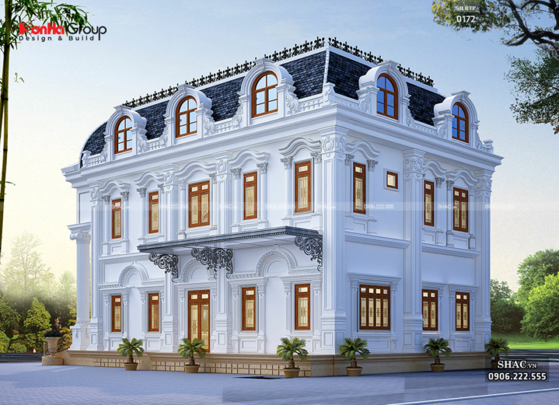 Bặt bên biệt thự