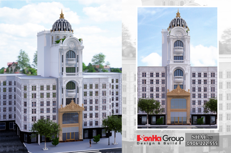 Nhà ống kinh doanh 7 tầng