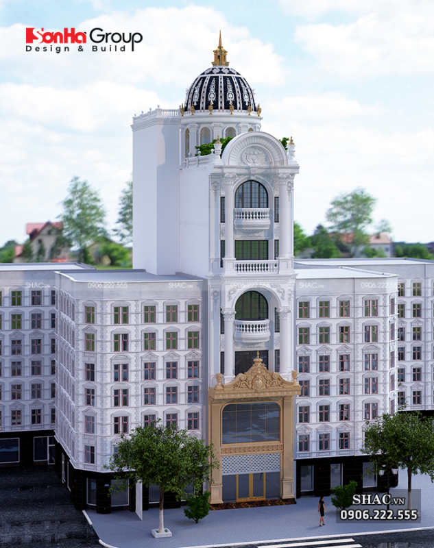 Nhà ống pháp 7 tầng