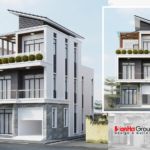 Nhà phố 3 tầng mặt tiền 7m rộng 85m2