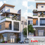 Nhà phố 3 tầng rưỡi rộng 55m2