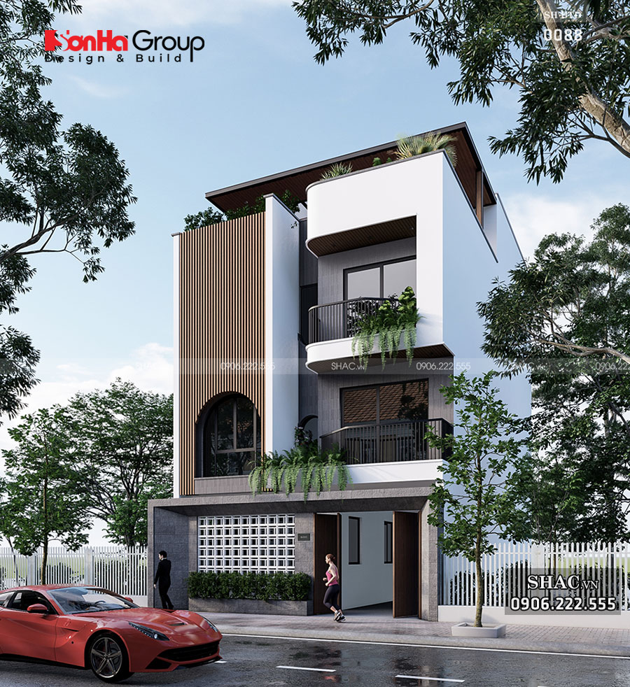 Phối cảnh biệt thự 135m2