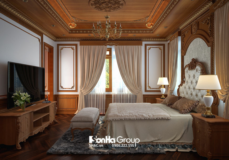 Phòng ngủ nội thất gỗ