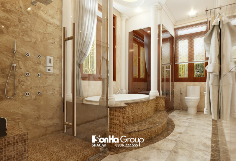 Biệt thự tân cổ điển 2 tầng sang trọng rộng 150m2 - BTP 0172 2