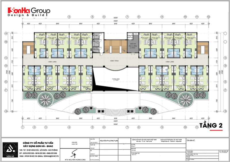 Mẫu thiết kế khách sạn 3 sao tân cổ điển xa hoa tại Hải Phòng 7