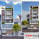 Văn phòng kết hợp nhà ở rộng 130m2