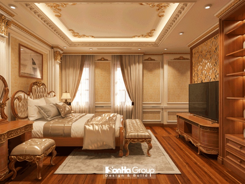 Thiết kế nội thất tân cổ điển tại Hoàng Huy Riverside Hải Phòng - SH NOP 0219 6