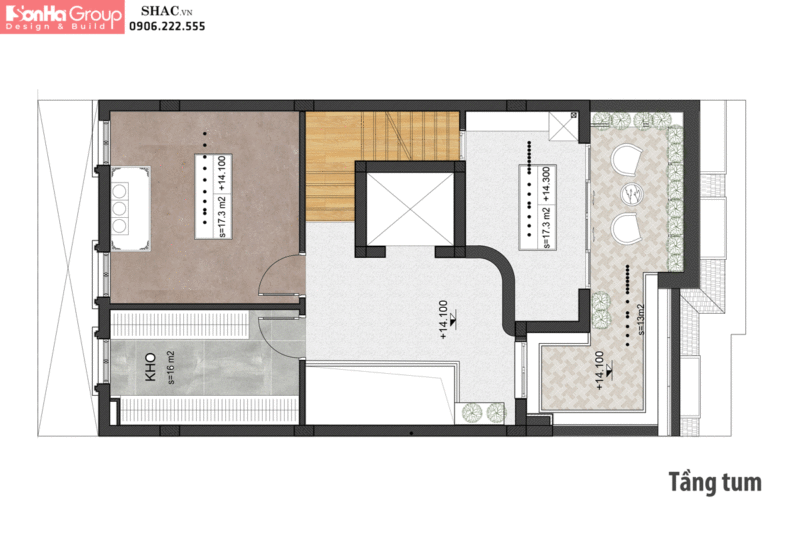 Thiết kế nội thất tân cổ điển tại Hoàng Huy Riverside Hải Phòng - SH NOP 0219 14