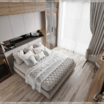 Thiết kế nội thất sang trọng trong căn hộ thuộc dự án Minato 22