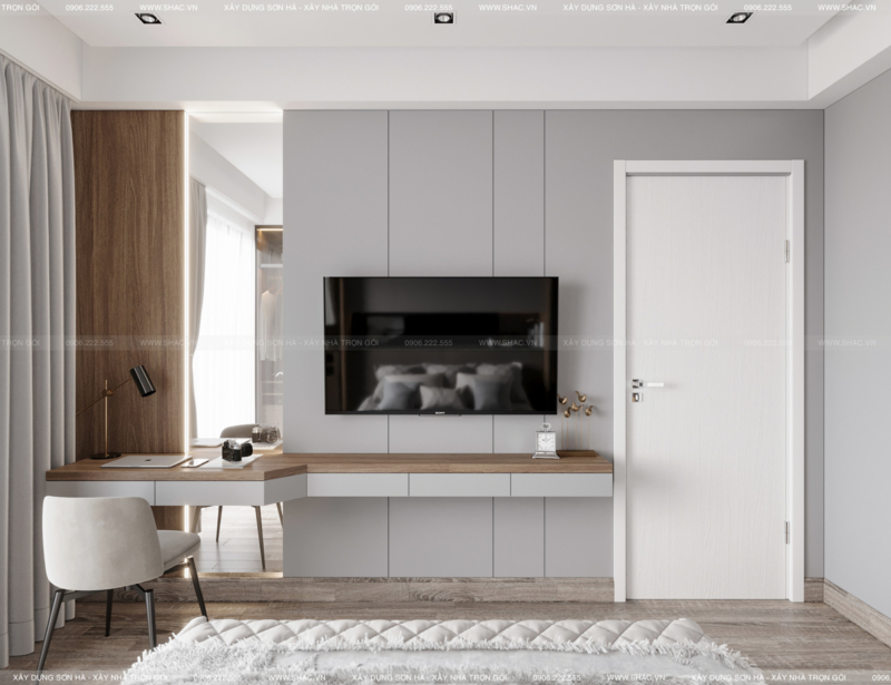 Thiết kế nội thất sang trọng trong căn hộ thuộc dự án Minato 10