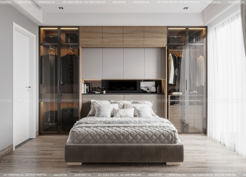 Thiết kế nội thất sang trọng trong căn hộ thuộc dự án Minato 9