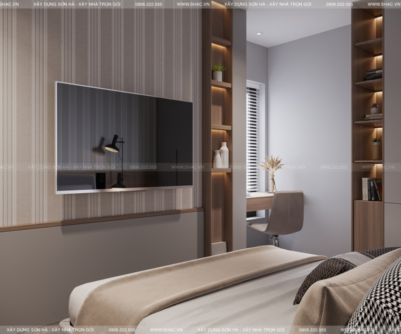 Thiết kế nội thất sang trọng trong căn hộ thuộc dự án Minato 8