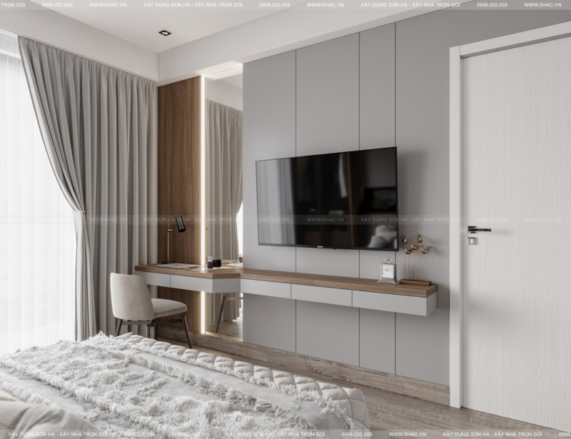 Thiết kế nội thất sang trọng trong căn hộ thuộc dự án Minato 6