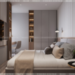 Một thiết kế phòng ngủ khác của căn hộ