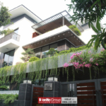 Ảnh thực tế thiết kế mặt tiền 20m của biệt thự