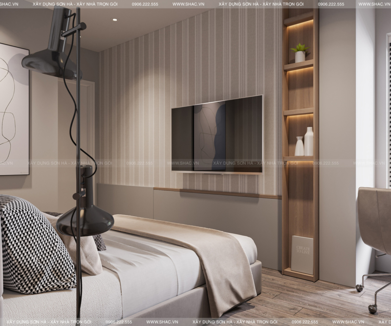 Thiết kế nội thất sang trọng trong căn hộ thuộc dự án Minato 5