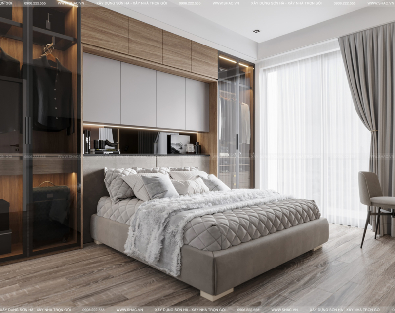 Thiết kế nội thất sang trọng trong căn hộ thuộc dự án Minato 4