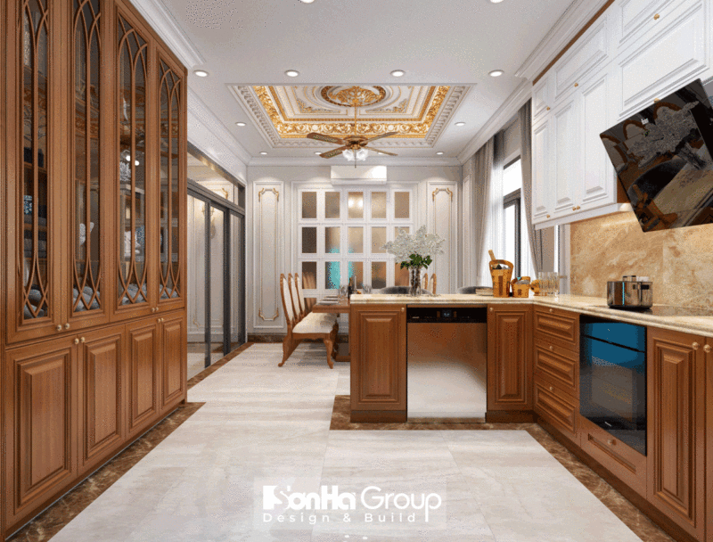 Thiết kế phòng bếp tiện nghi