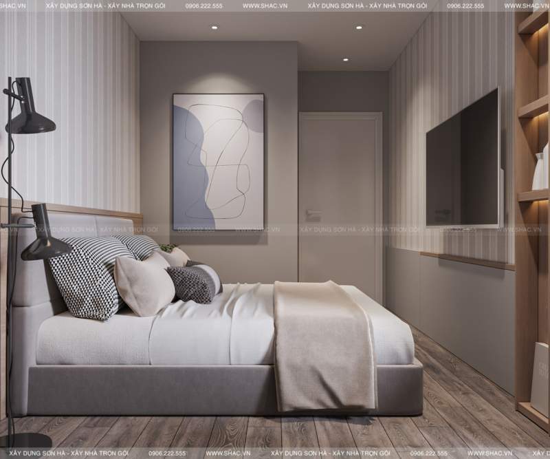 Thiết kế nội thất sang trọng trong căn hộ thuộc dự án Minato 3