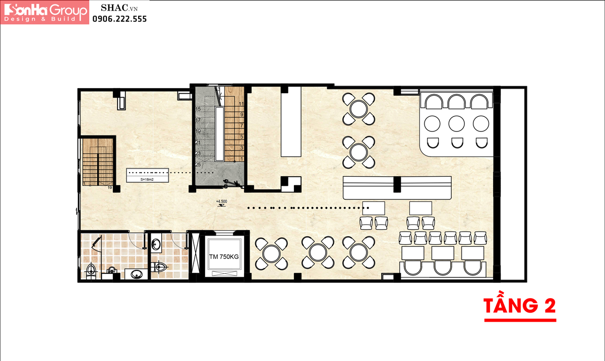 Thiết kế khách sạn tân cổ điển 10 tầng tại Hải Phòng - SH KS 0045 86
