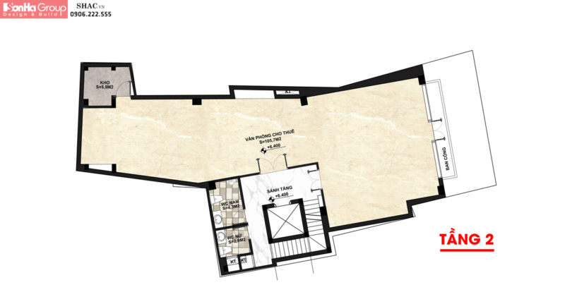 Thiết kế tòa nhà văn phòng sang trọng theo lối tân cổ điển 4