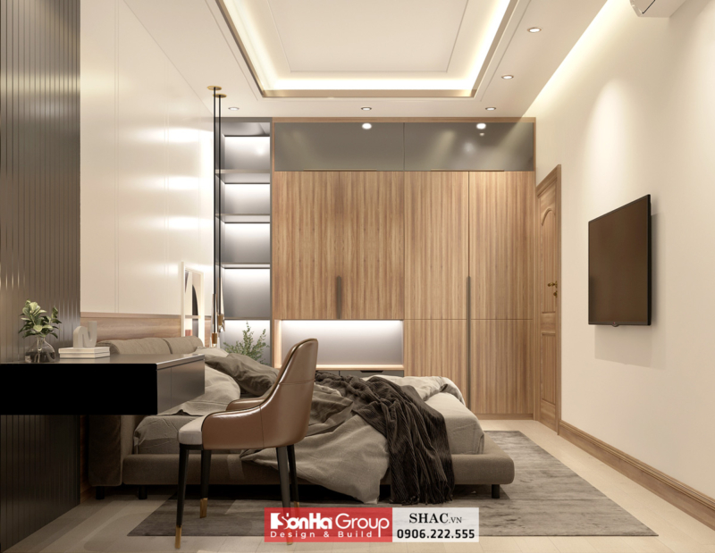 Thiết kế nội thất sang trọng trong căn hộ 222m2 tại Ninh Bình 14