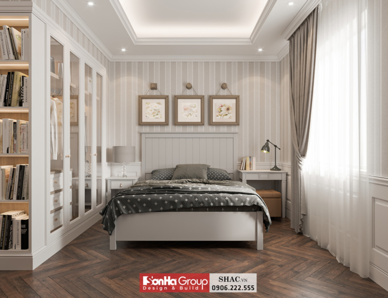 Mẫu biệt thự tân cổ điển 3 tầng 140m2 tại Hải Phòng 17