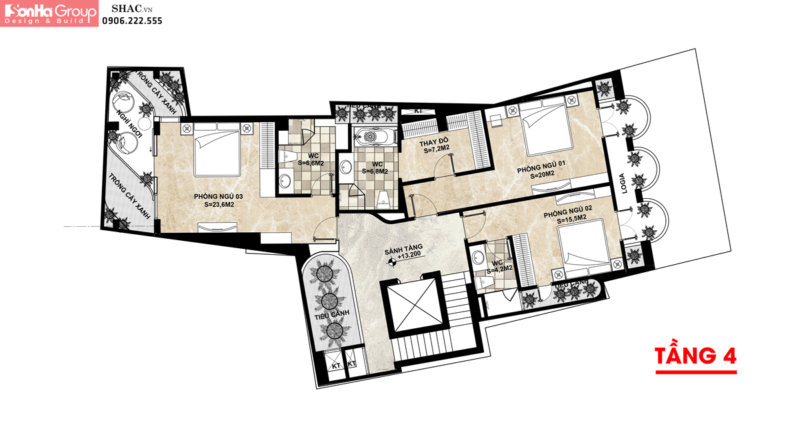 Thiết kế tòa nhà văn phòng sang trọng theo lối tân cổ điển 6