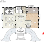 Mẫu thiết kế khách sạn tân cổ điển 450m2 tại Bắc Ninh 12