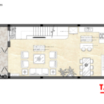 Mẫu thiết kế nhà phố kiểu hiện đại 85m2 - SH NOD 0231 9