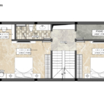 Mẫu thiết kế nhà phố kiểu hiện đại 85m2 - SH NOD 0231 11