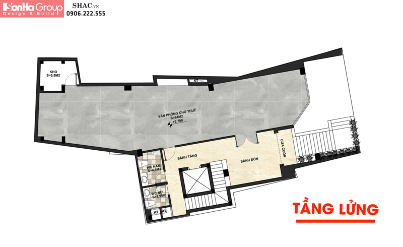 Thiết kế tòa nhà văn phòng sang trọng theo lối tân cổ điển 3