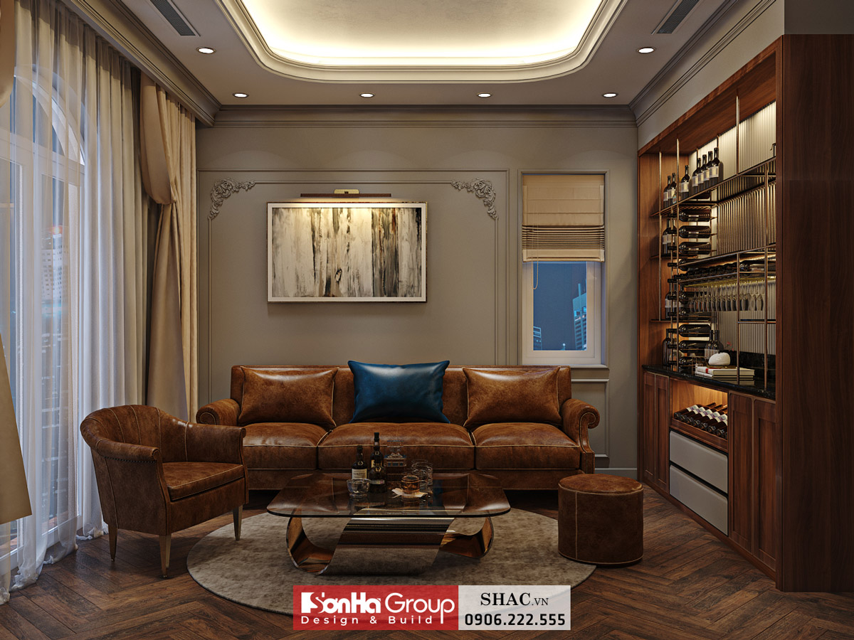 Mẫu biệt thự tân cổ điển 3 tầng 140m2 tại Hải Phòng 81