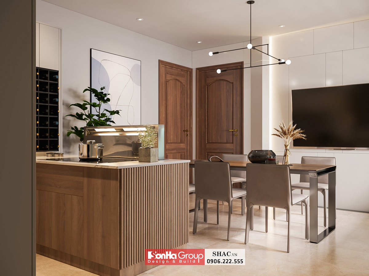 Thiết kế nội thất sang trọng trong căn hộ 222m2 tại Ninh Bình 41